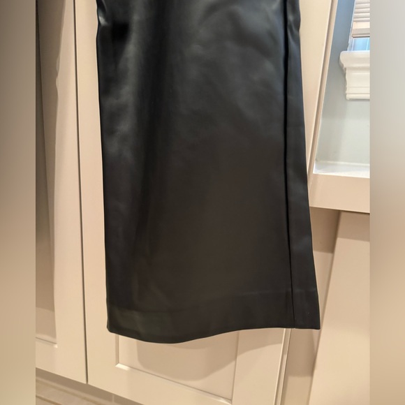 Aqua Faux Leather Pants - Picture 3 of 8